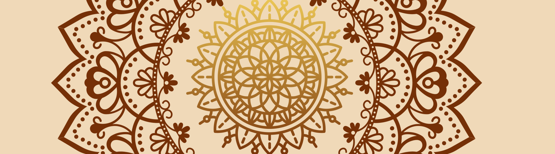 Mandala met een inspirerende quote over bewustwording, persoonlijke groei, innerlijke ruimte en verbinding met jezelf.